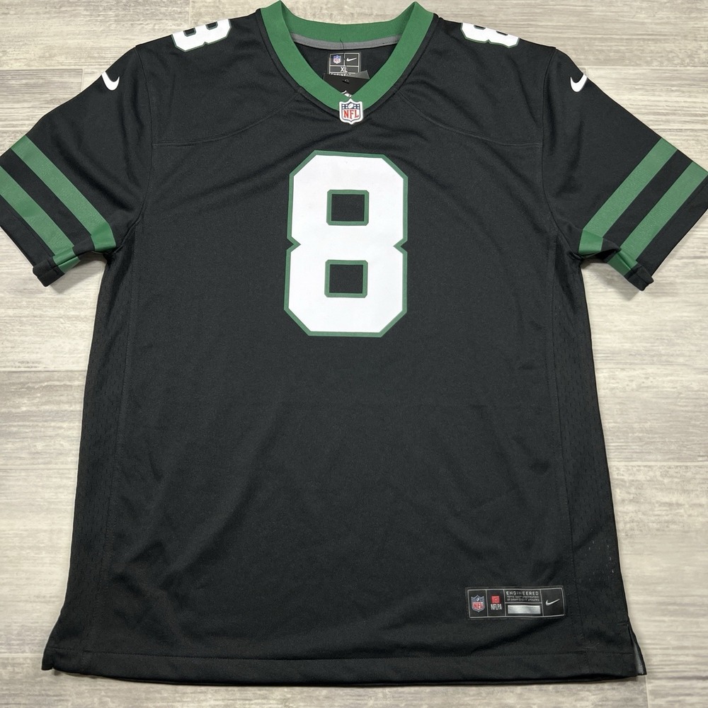 Nike New York Jets Aaron Rodgers #8 NFL Youth Game Jersey (XL 18/20) Black NEW